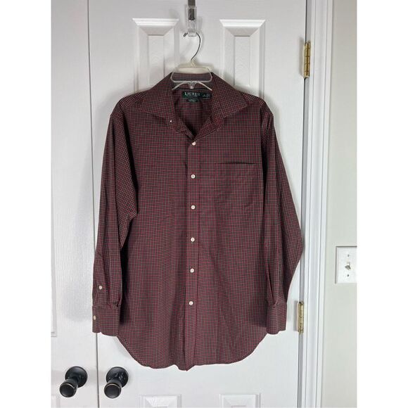 Ralph Lauren Mens Classic Fit Non Iron Button Down Shirt 16 32/33 - Picture 1 of 3